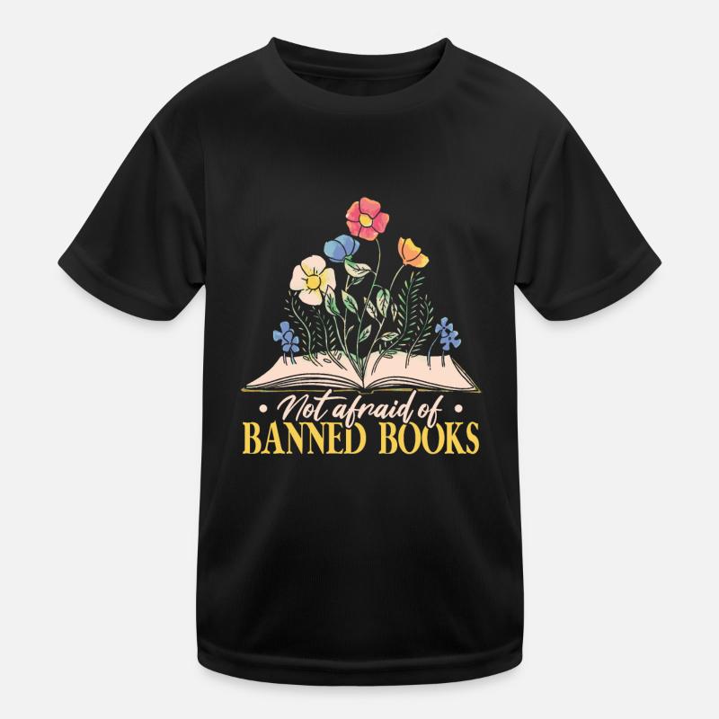 Read Banned Books Kids Functional T-Shirt