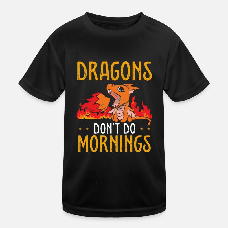 Drachen Machen Keinen Morgen Kinder Funktions-T-Shirt