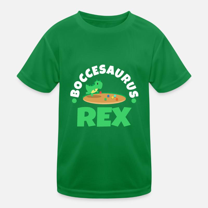 Boccesaurus Rex Kinder Funktions-T-Shirt