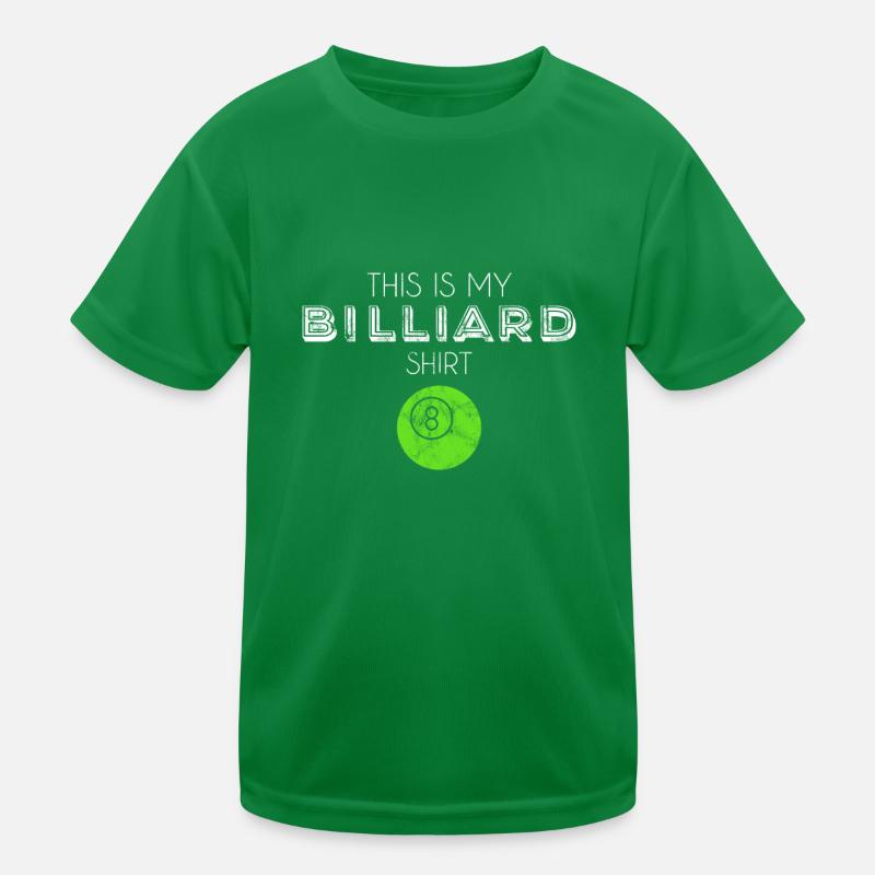 Chemise de billard T-shirt sport Enfant