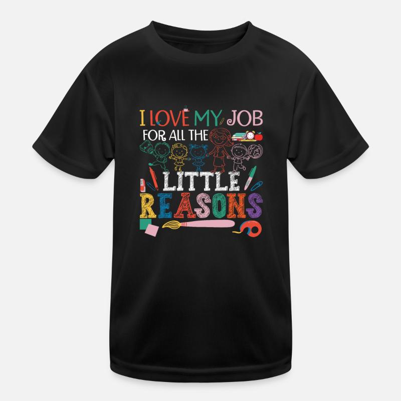 Netter Lehrlehrer Kinder Funktions-T-Shirt