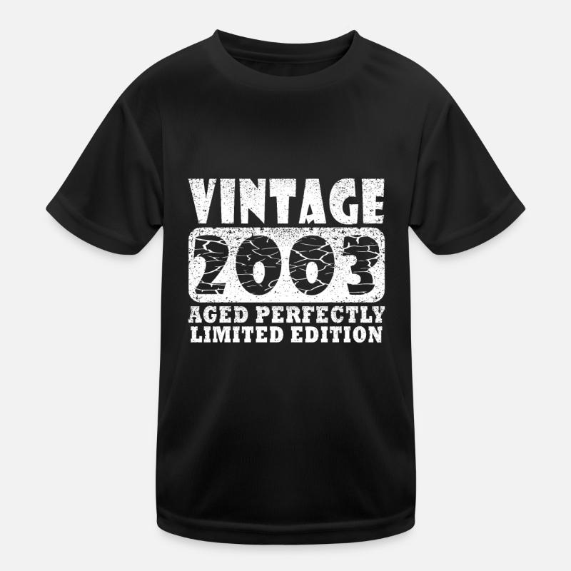 2003 20e anniversaire T-shirt sport Enfant