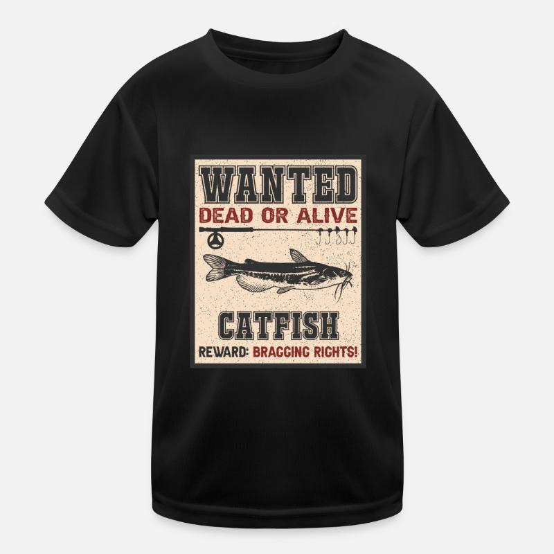 Poisson recherché - pêche au poisson-chat T-shirt sport Enfant