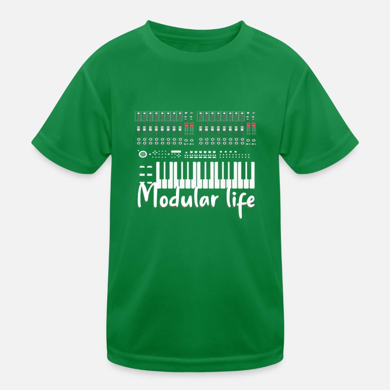Modular Life Electronic Musical Synthesizer Kids Functional T-Shirt