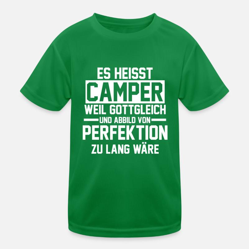 Wohnmobil Wohnwagen Camper Camping Kinder Funktions-T-Shirt