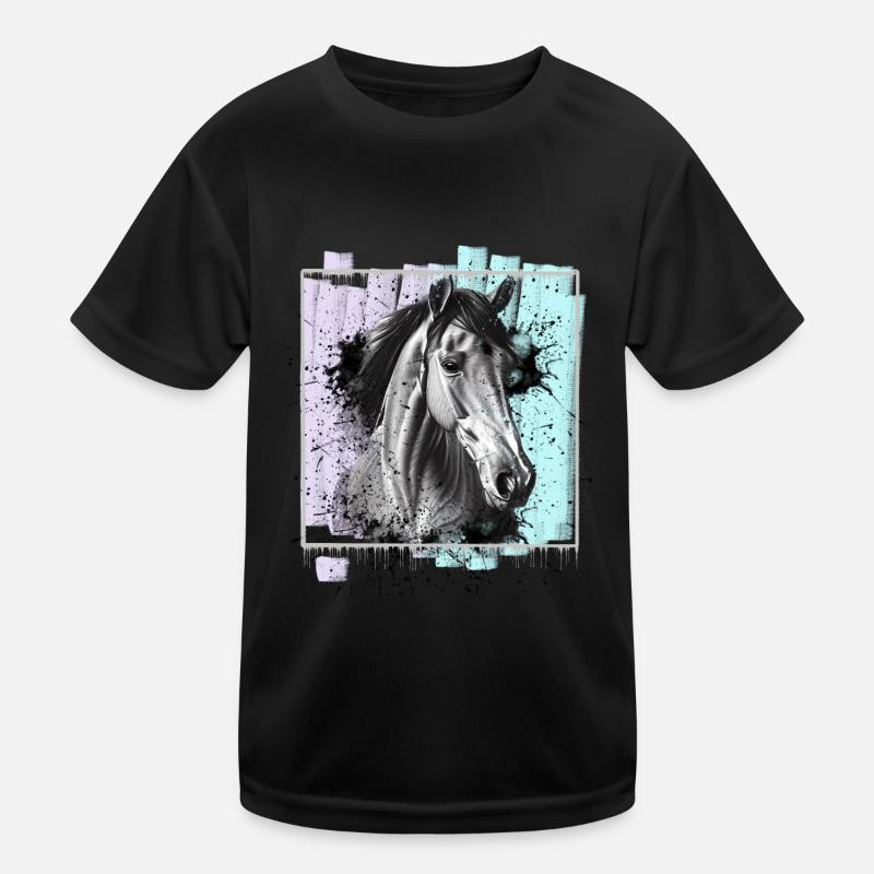 Horse Kids Functional T-Shirt