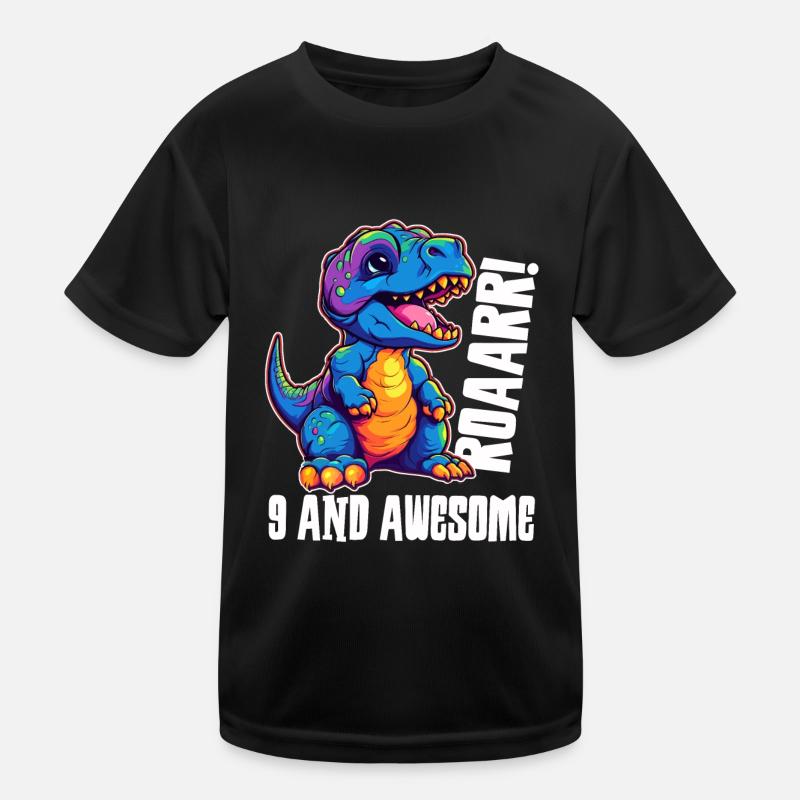 9 Years Birthday 9. Gift Nine Boy Kids Functional T-Shirt