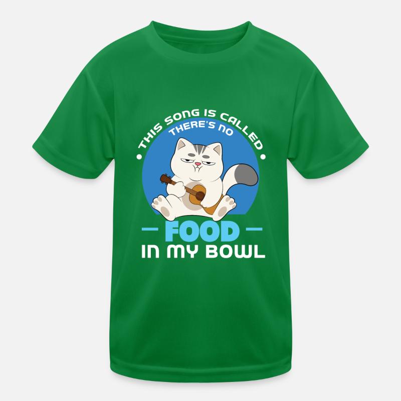 Katzenfutter Kinder Funktions-T-Shirt