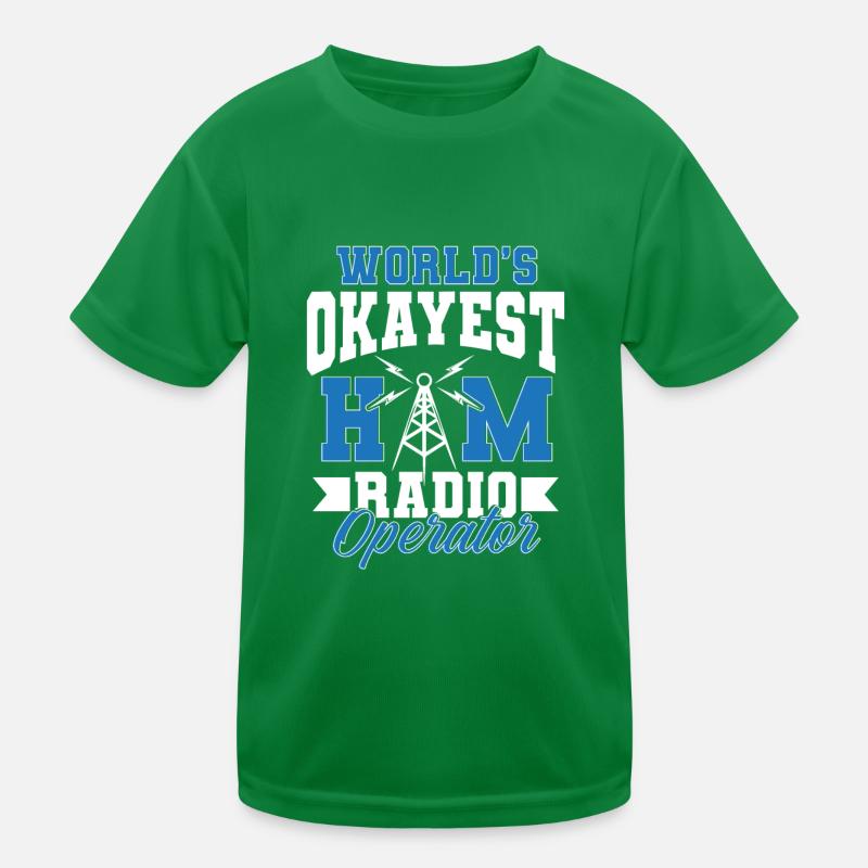 Signal Network World's Okayest Ham Radio Operator Kinder Funktions-T-Shirt