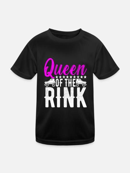 Roller derby - T-shirt sport Enfant - noir - Devant