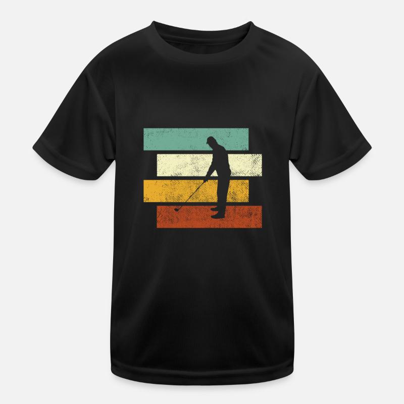 Golf Retro Kinder Funktions-T-Shirt