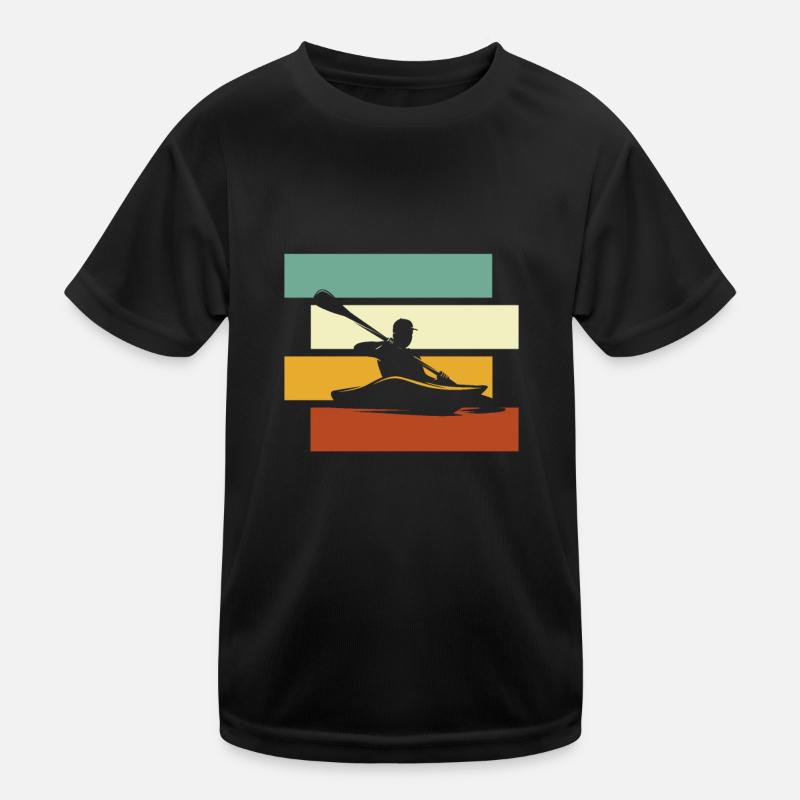 Canoe Retro Kids Functional T-Shirt