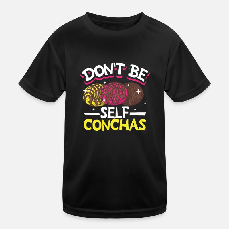 Spanischer Humor Conchas Mexikanisches Brot Kinder Funktions-T-Shirt