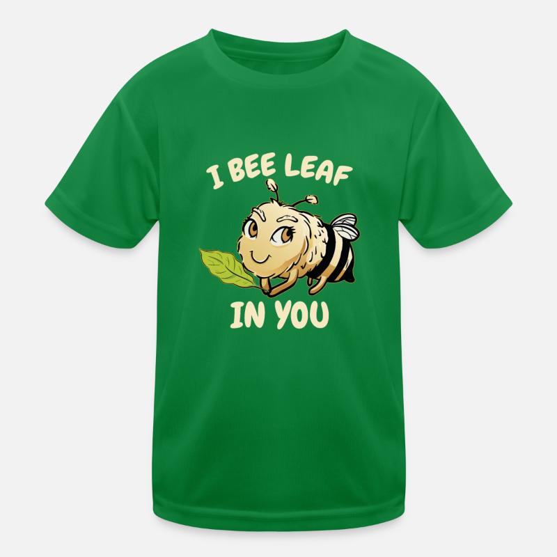 Ich Bienenblatt in dir Kinder Funktions-T-Shirt