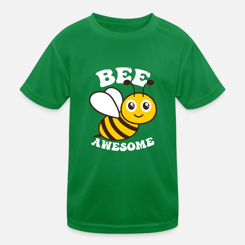 Bee Awesome Kids Functional T-Shirt