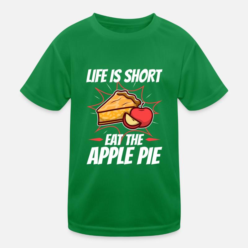 La vie est courte manger le gâteau T-shirt sport Enfant