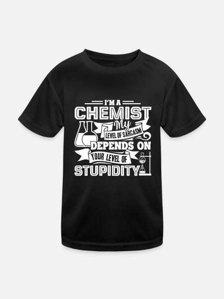 Chemist I'm A Chemist - Kids Functional T-Shirt - black - Front