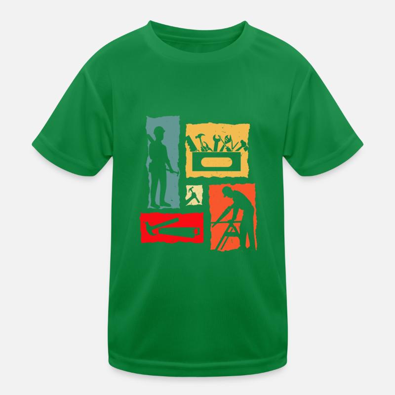 Carpenter Retro Kinder Funktions-T-Shirt