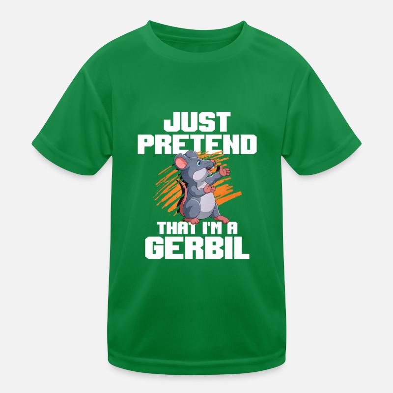 Gerbil Mouse Gift Kids Functional T-Shirt