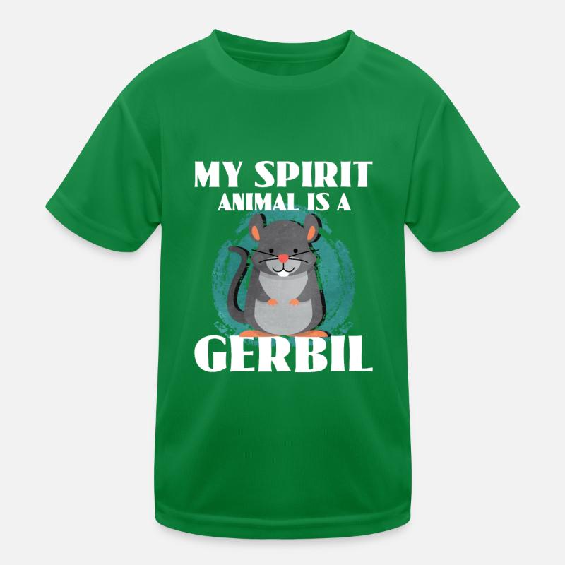 Gerbil Mouse Gift Kids Functional T-Shirt