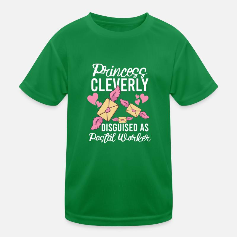 Postangestellte Postdame Postbote Post Kinder Funktions-T-Shirt
