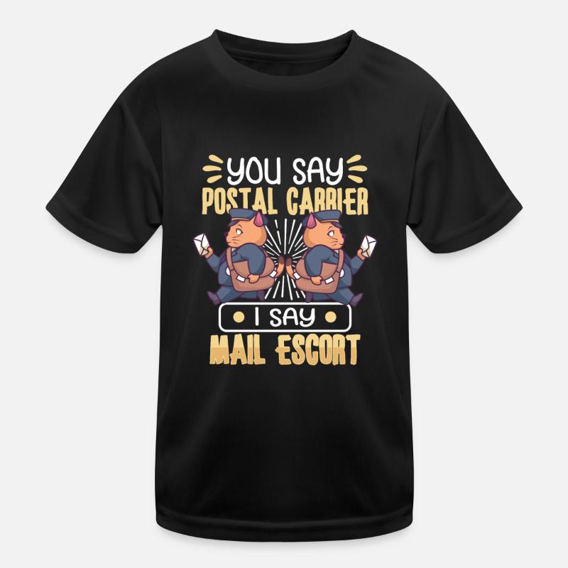 Commis des postes Postlady Postman Post Office T-shirt sport Enfant