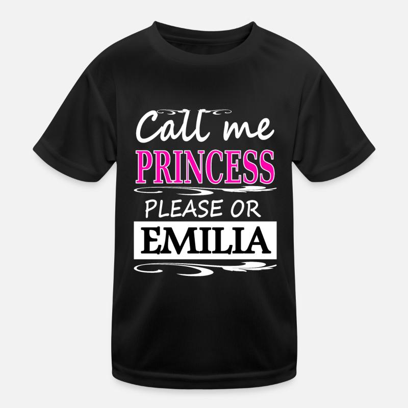 Ich bin Emilia ich heiße Emilia Geschenkidee Kinder Funktions-T-Shirt