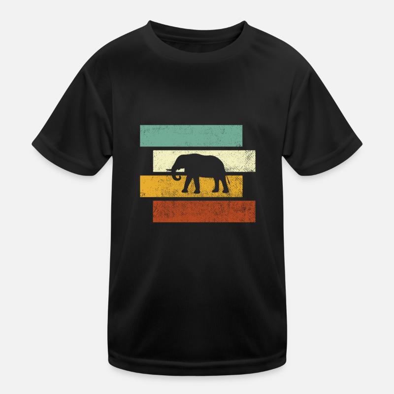 Éléphant Rétro T-shirt sport Enfant