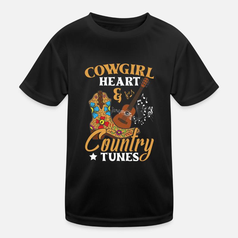 Chansons country T-shirt sport Enfant