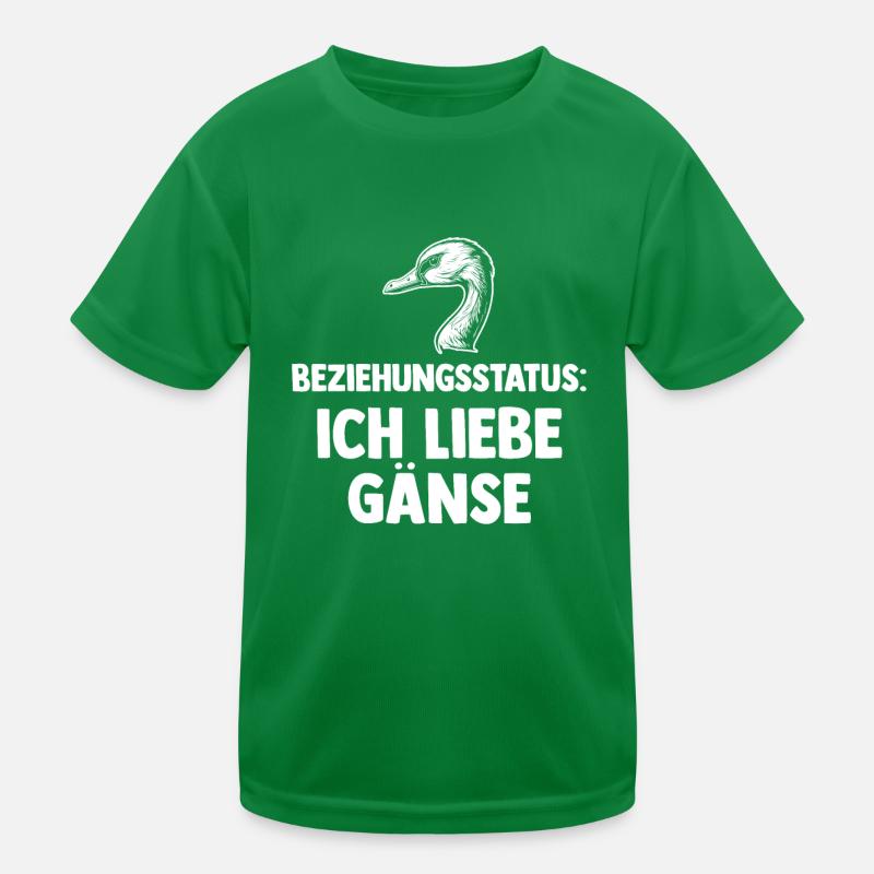 Beziehungsstatus Gans Gänse Kinder Funktions-T-Shirt