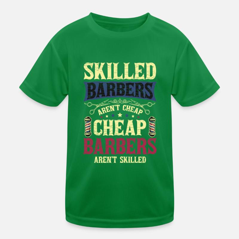 Barber Friseur Friseuse Kinder Funktions-T-Shirt