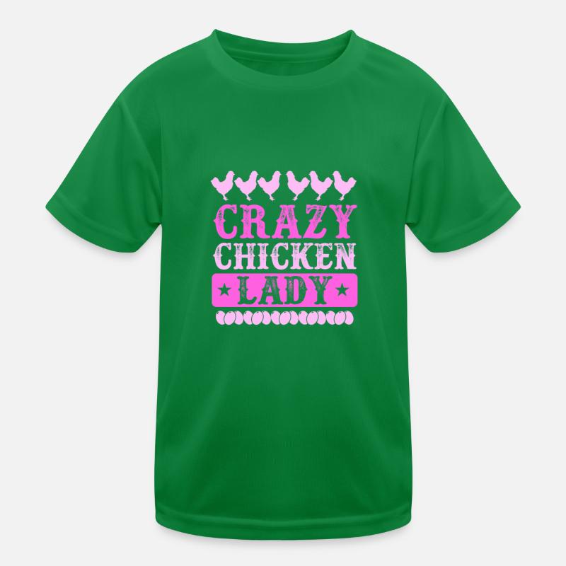 Chicken Lover Chicken Farmer Kids Functional T-Shirt