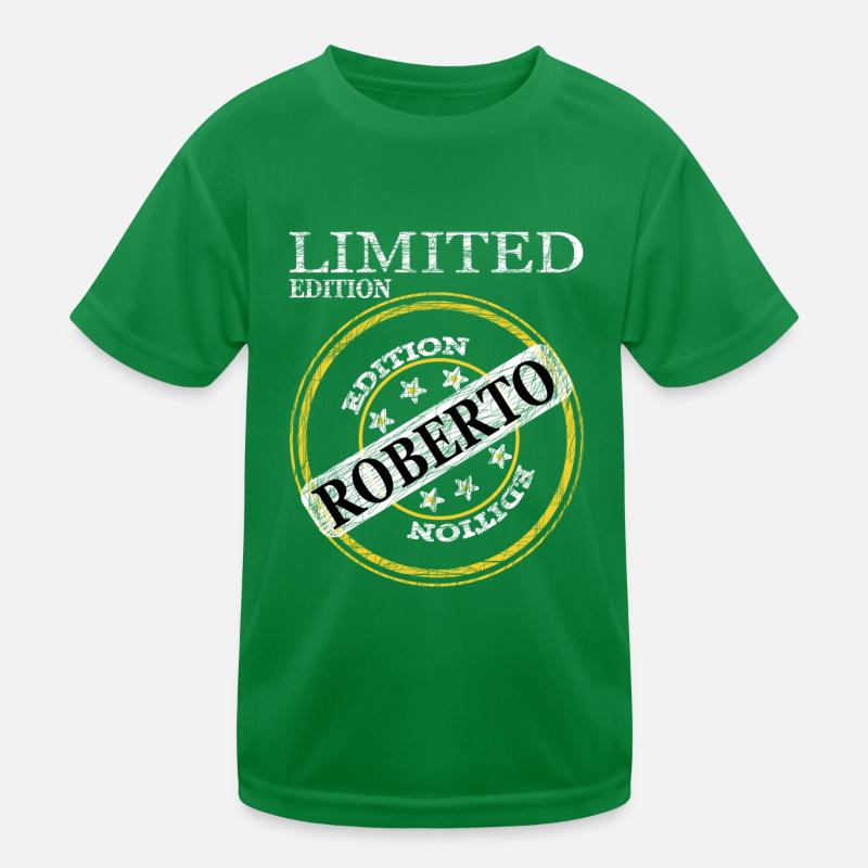 I'm Roberto My name is Roberto First name Gift Kids Functional T-Shirt