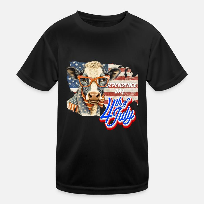 4. Juli - US-Unabhängigkeitstag Kinder Funktions-T-Shirt