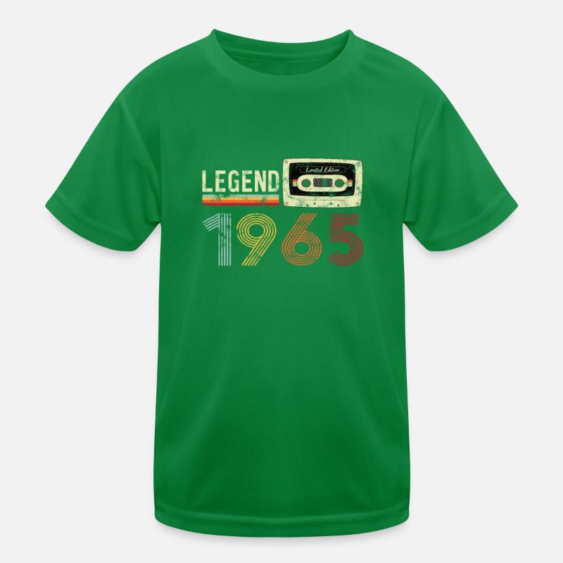 1965 Geburtstag Vintage Cassette Kinder Funktions-T-Shirt