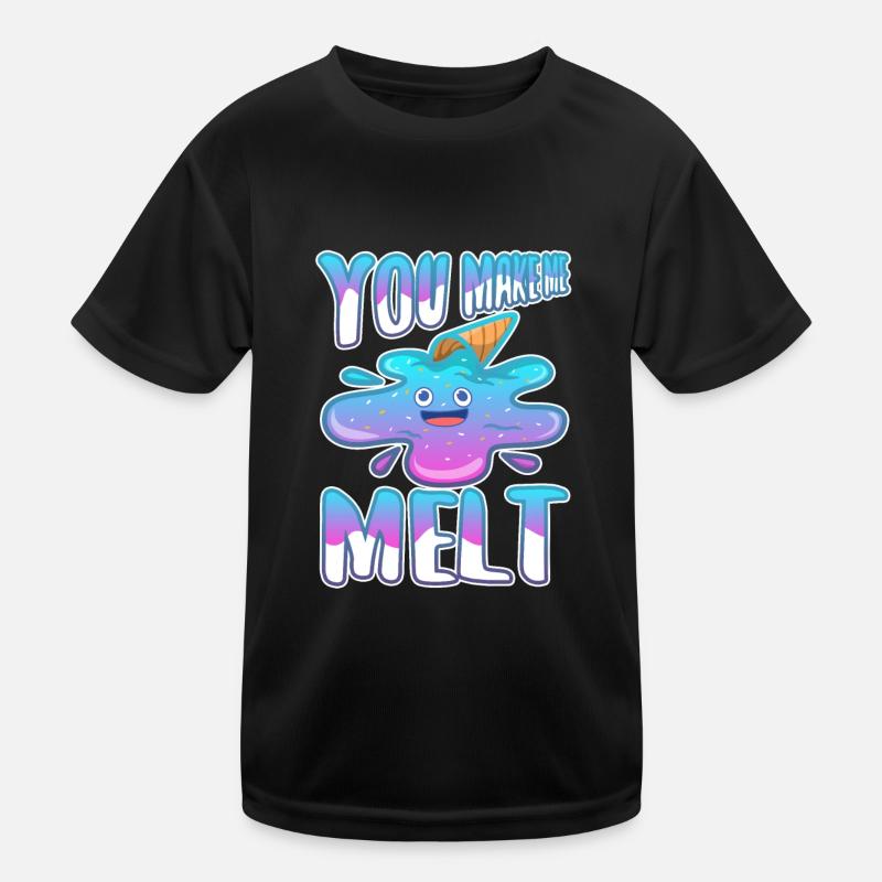 Tu me fais fondre, crème glacée T-shirt sport Enfant