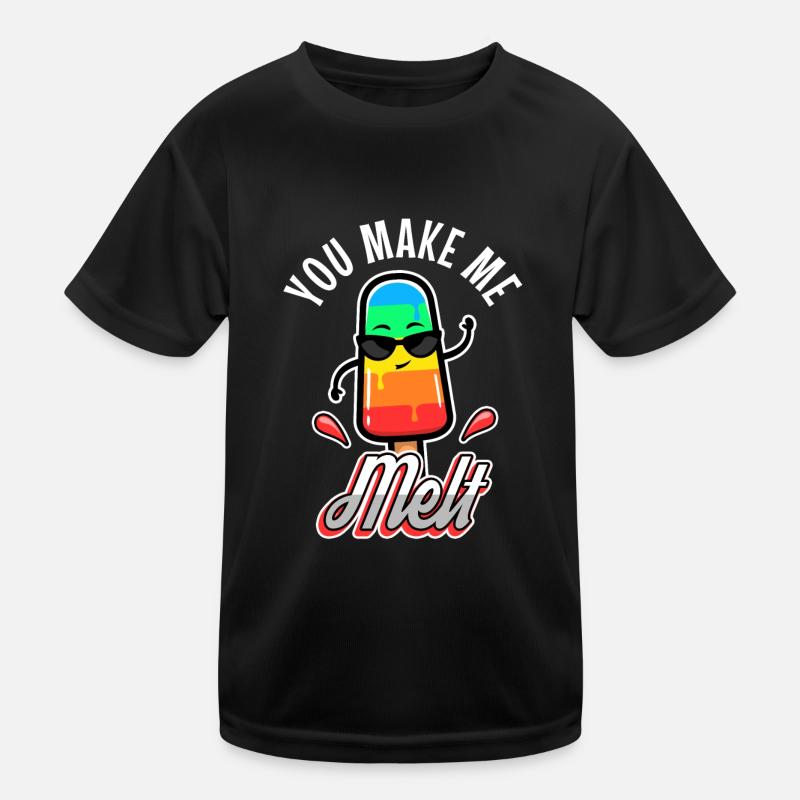 Tu me fais fondre, crème glacée T-shirt sport Enfant