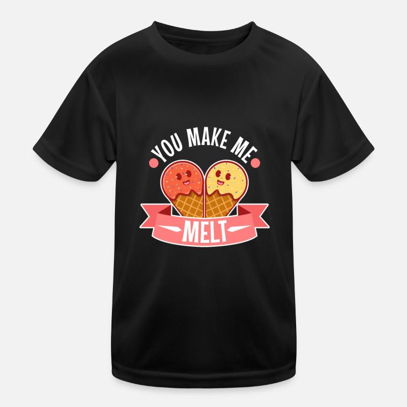 Tu me fais fondre, crème glacée T-shirt sport Enfant