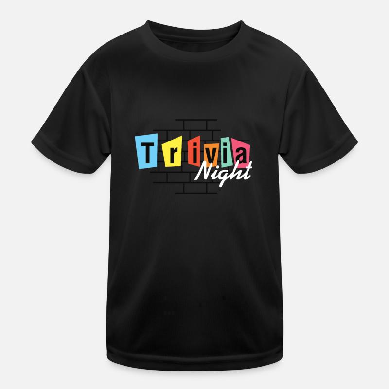 Soirée de jeu L’hôte pose une question Soirée de jeu T-shirt sport Enfant