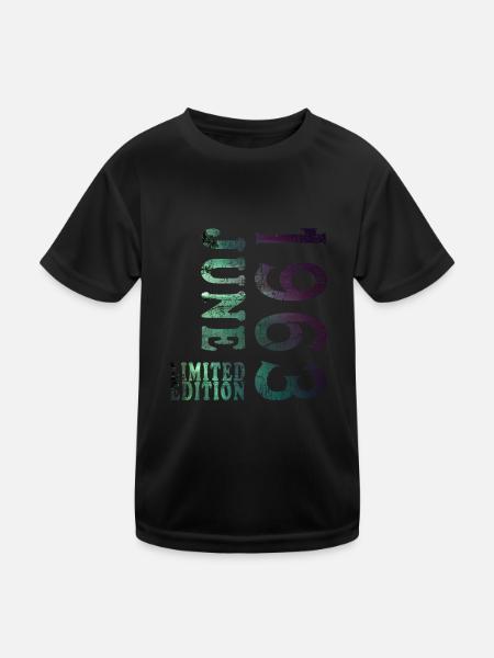 1963 June Limited - Kids Functional T-Shirt - black - Front