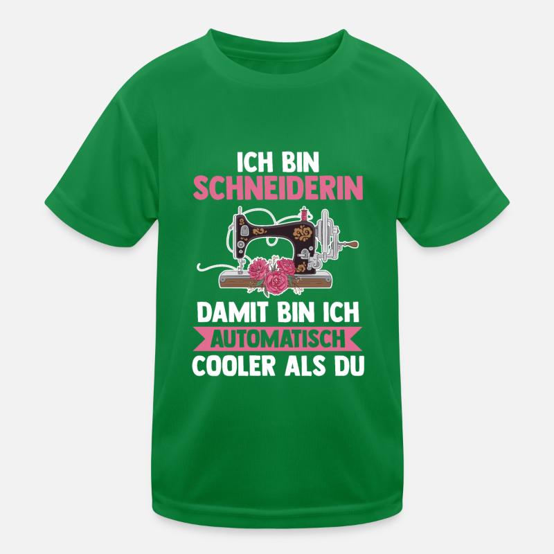 Näher Schneiderin Kinder Funktions-T-Shirt