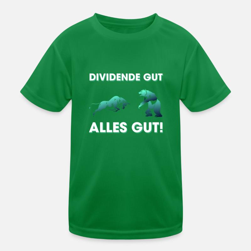 Dividende Gut Alles Gut Kinder Funktions-T-Shirt