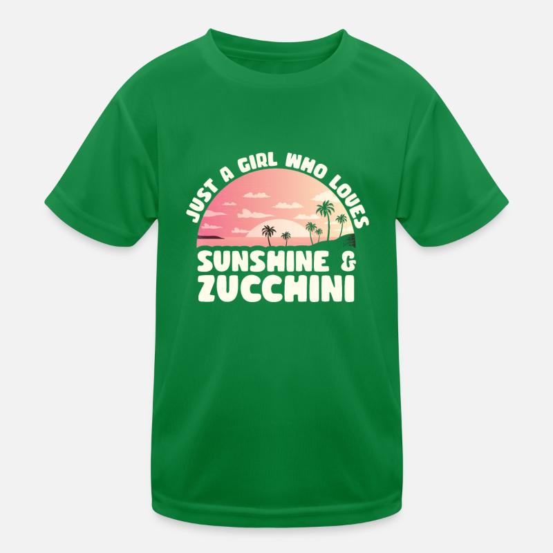 Zucchini Kinder Funktions-T-Shirt