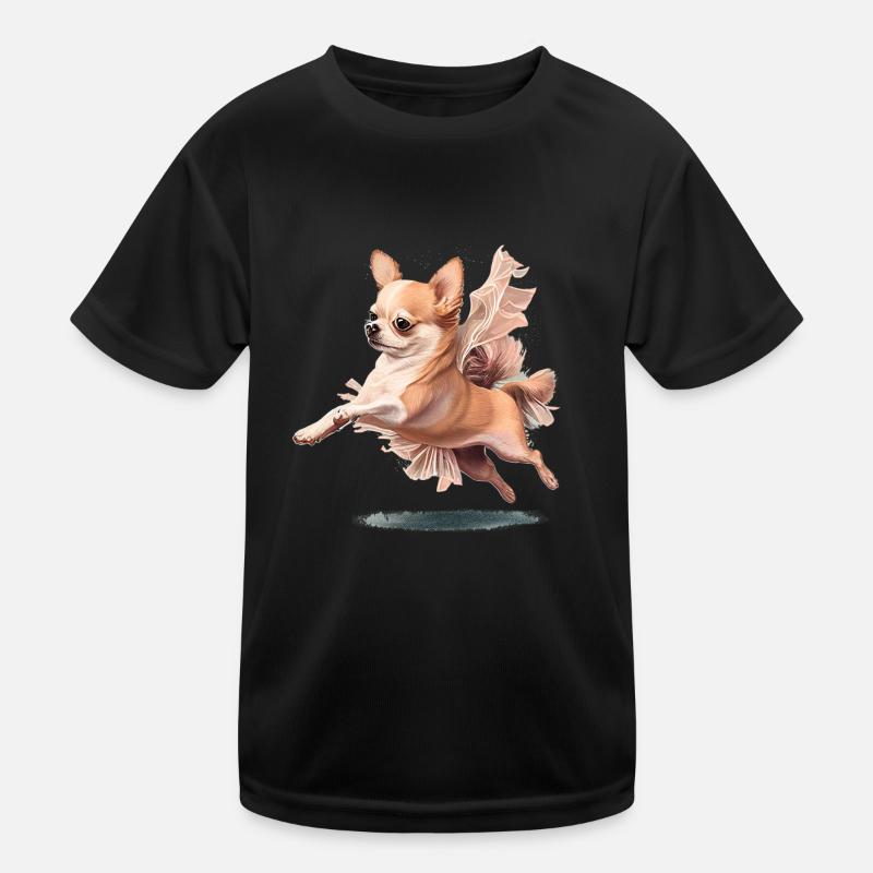 Chihuahua | Ballerina | Ballet | Dance | Dancing | Kinder Funktions-T-Shirt