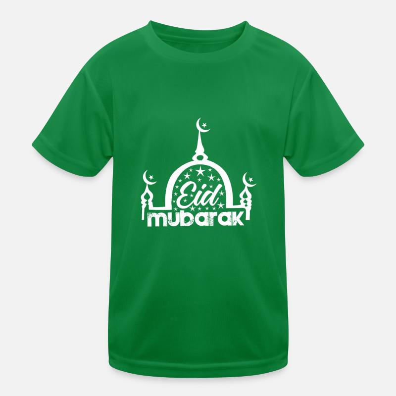 Frohes Eid Mubarak Muslim Eid al Fitr Eid al Adha Kinder Funktions-T-Shirt