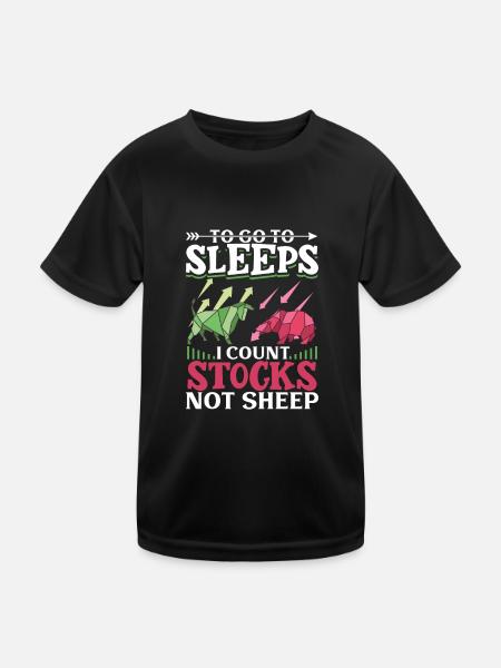 Börsenhändler Forex Trader Investor Trading - Kinder Funktions-T-Shirt - Schwarz - Vorne