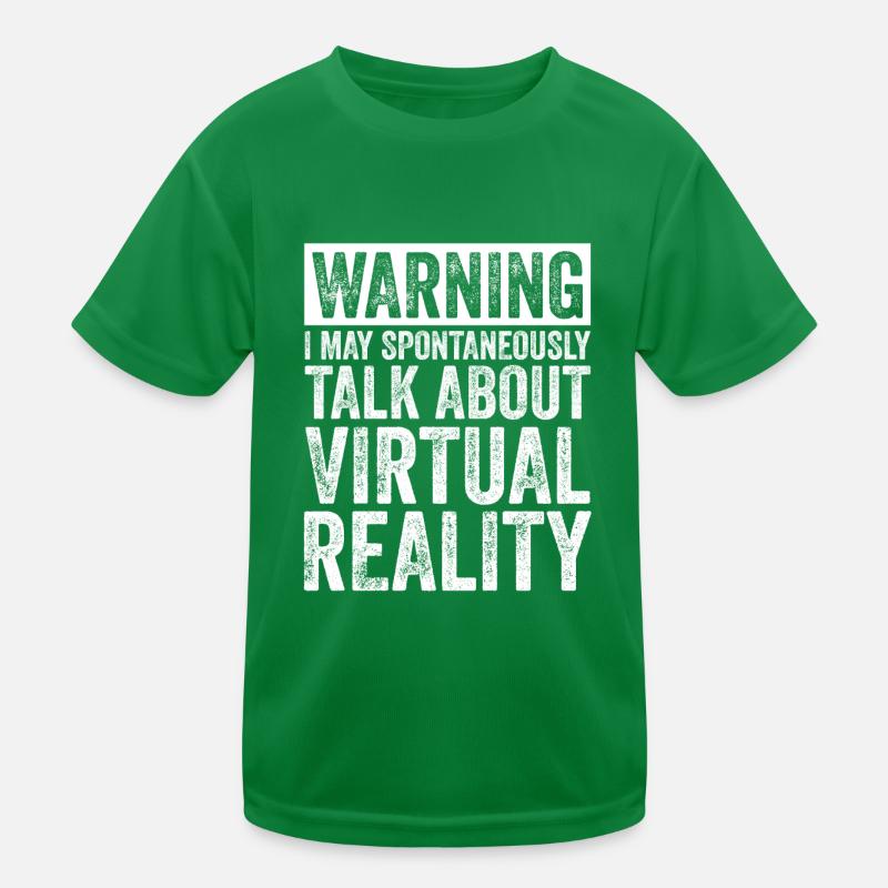 Virtual Reality VR Geschenk Kinder Funktions-T-Shirt