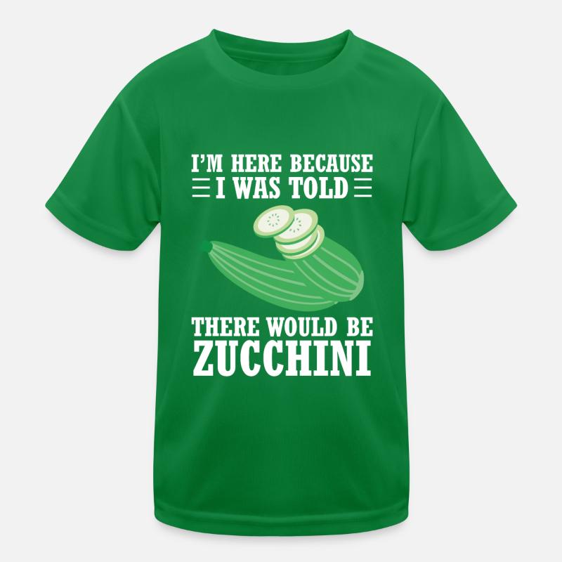Zucchini Kinder Funktions-T-Shirt