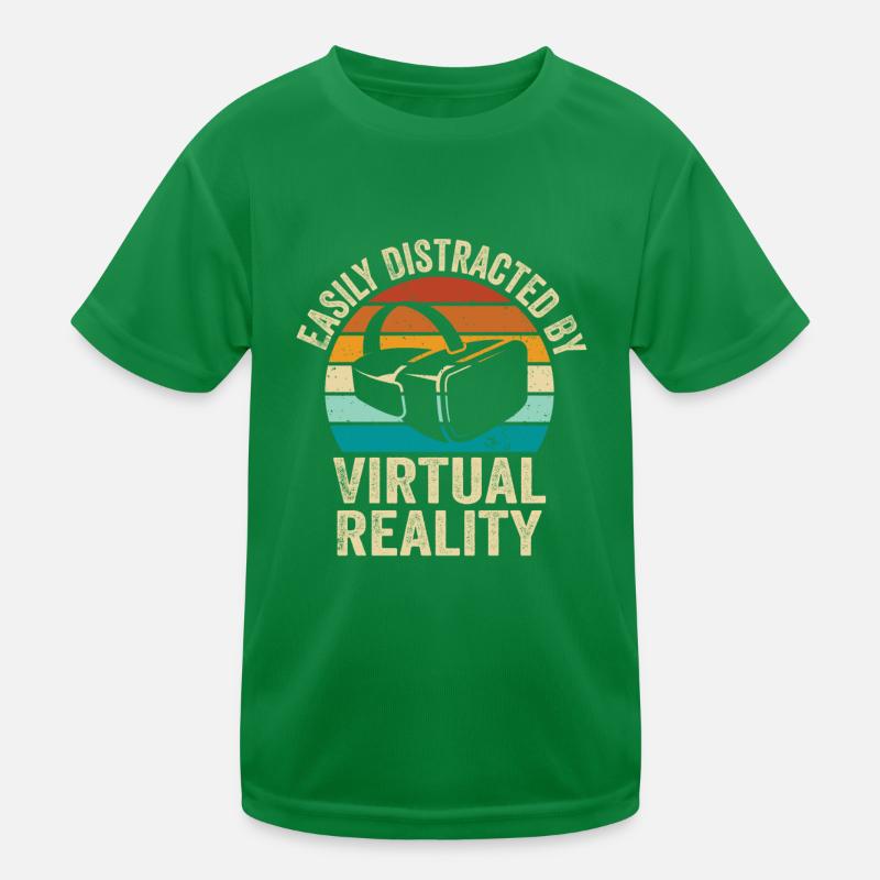 Virtual Reality VR Geschenk Kinder Funktions-T-Shirt
