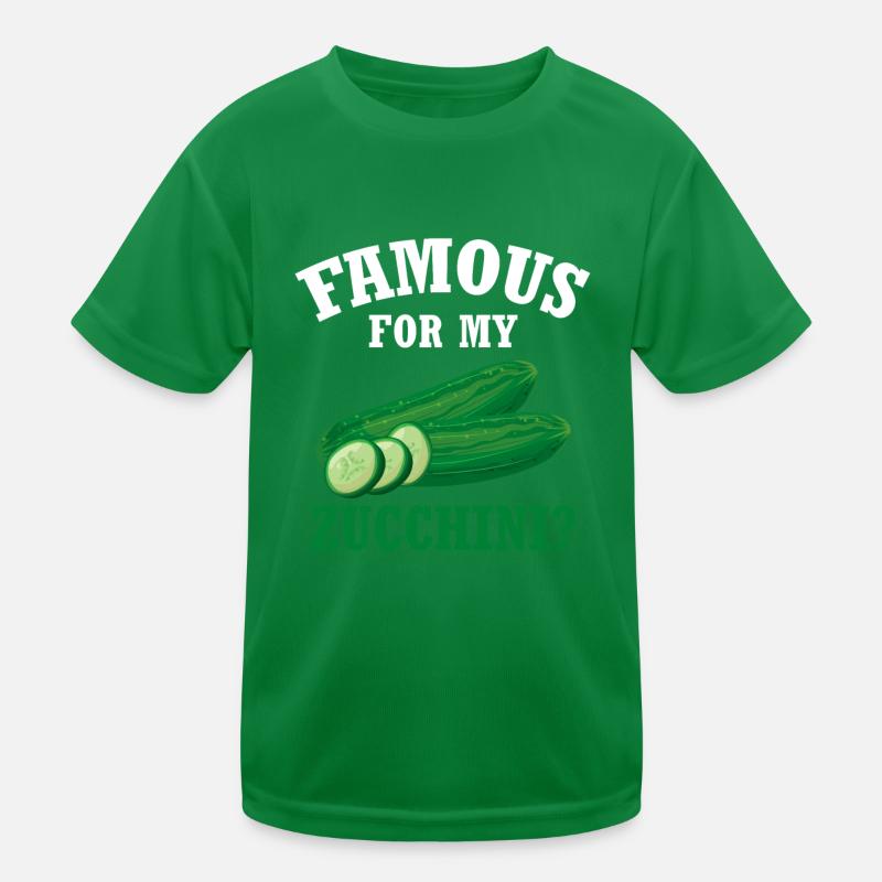 Zucchini Kinder Funktions-T-Shirt